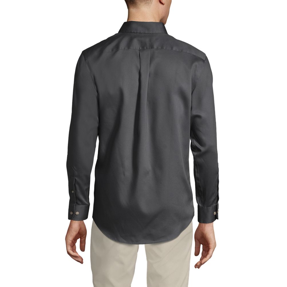 Men's Long Sleeve Performance Twill Shirt | Lands' End