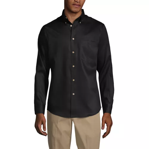 Men's Long Sleeve Performance Twill Shirt, Front