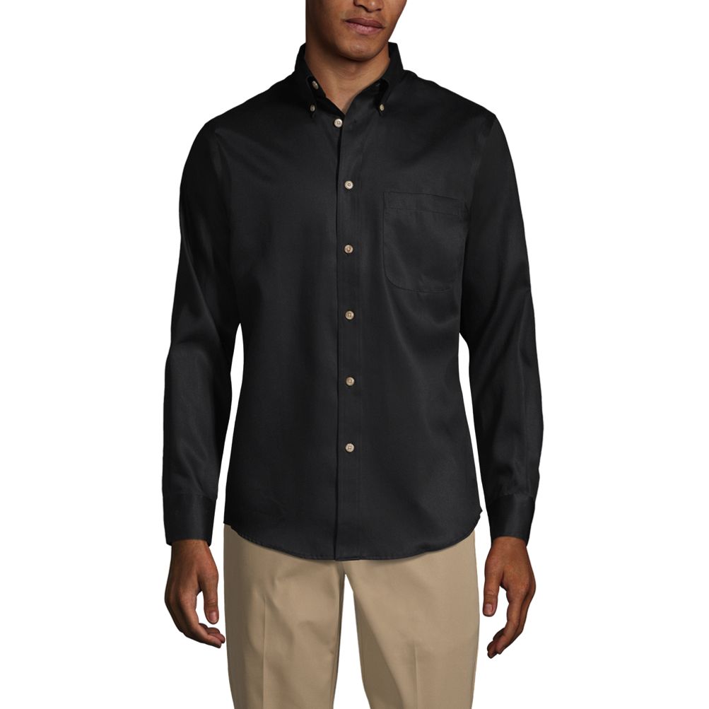 atlast&co TWILL WORK SHIRTS　14 1/2 Men's Long Sleeve Performance Twill Shirt | Lands' End
