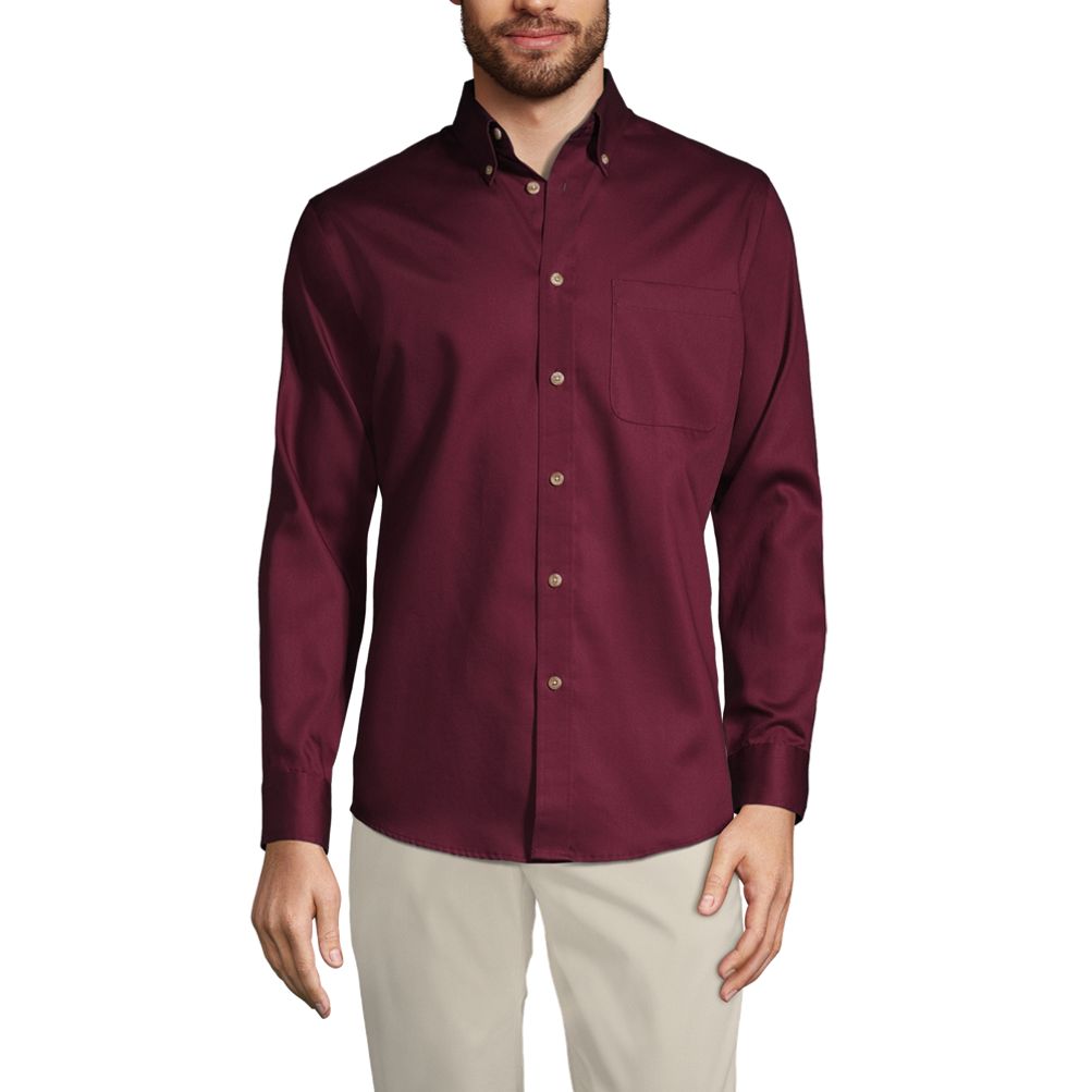 Men's Long Sleeve Performance Twill Shirt