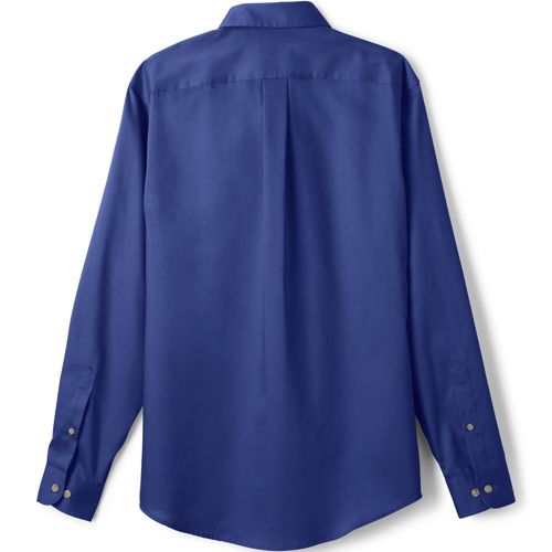 Men's Long Sleeve Performance Twill Shirt, Back