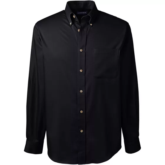 Men's Big Long Sleeve Easy Care Twill Shirt - primary