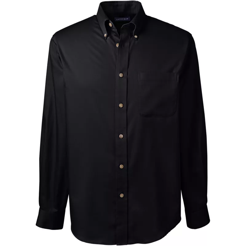 Men's Long Sleeve Easy Care Twill Shirt, Front