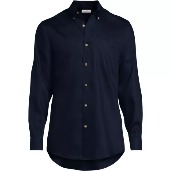 School Uniform Men's Long Sleeve Easy Care Twill Shirt - primary