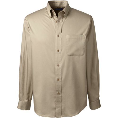 Men's Long Sleeve Easy Care Twill Shirt