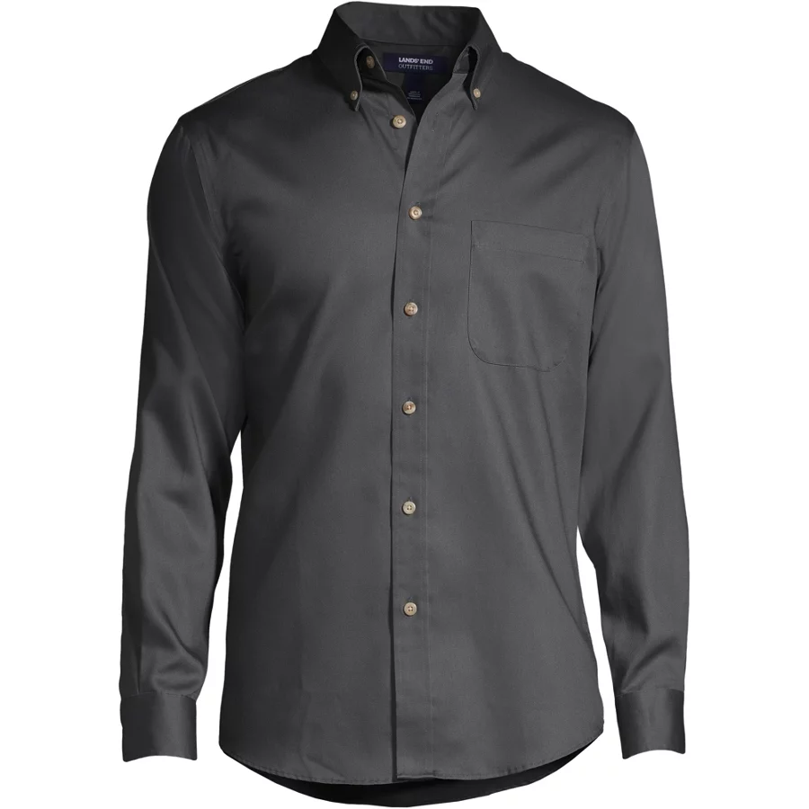 School Uniform Men's Long Sleeve Easy Care Twill Shirt