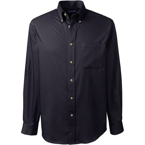 Land's End Men's Long Sleeve Slub Button Down Review 2021