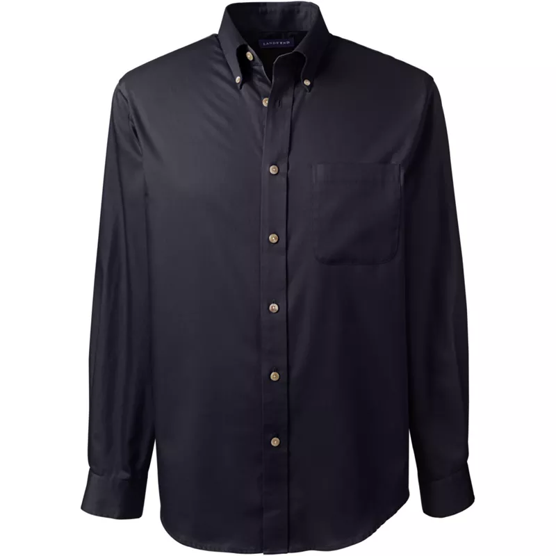Men's Long Sleeve Easy Care Twill Shirt, Front