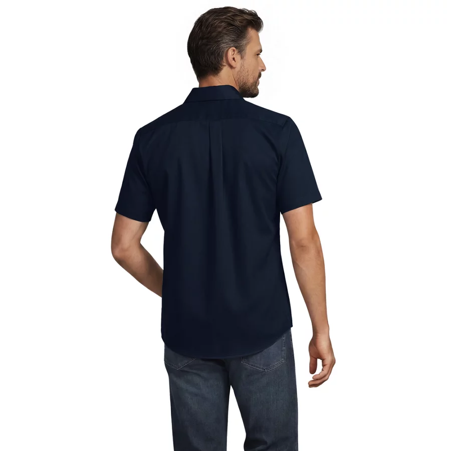 School Uniform Men's Short Sleeve Performance Twill Shirt view 1