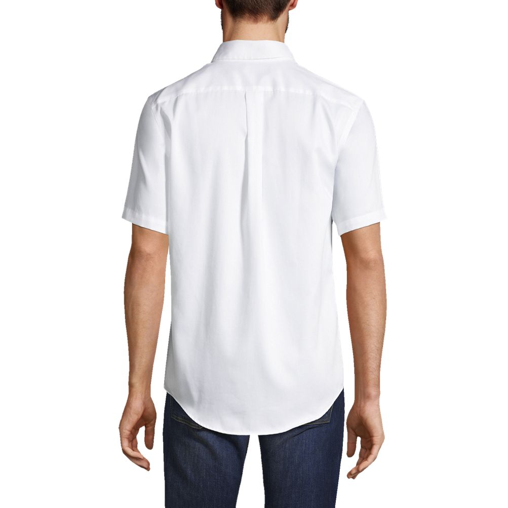 School Uniform Men's Short Sleeve Performance Twill Shirt