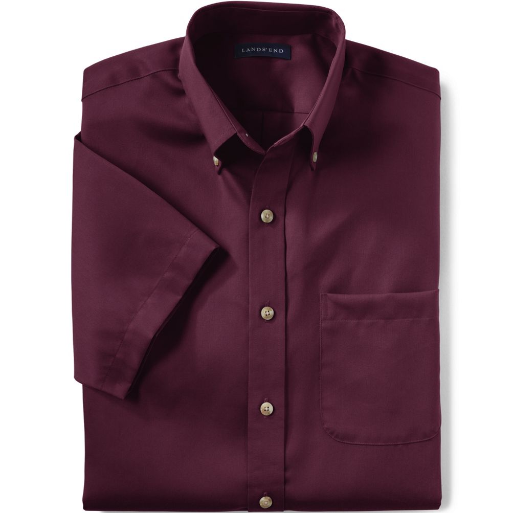 LANDS' END EMBROIDERY SHIRT / PINK