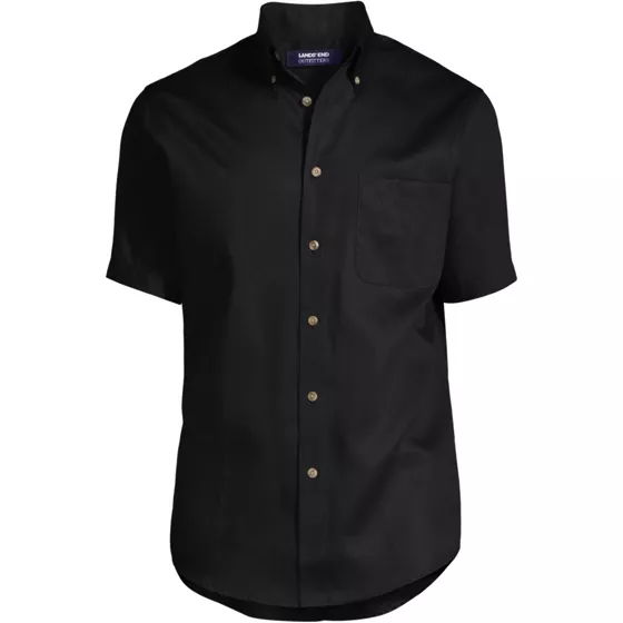 School Uniform Men's Short Sleeve Performance Twill Shirt - primary