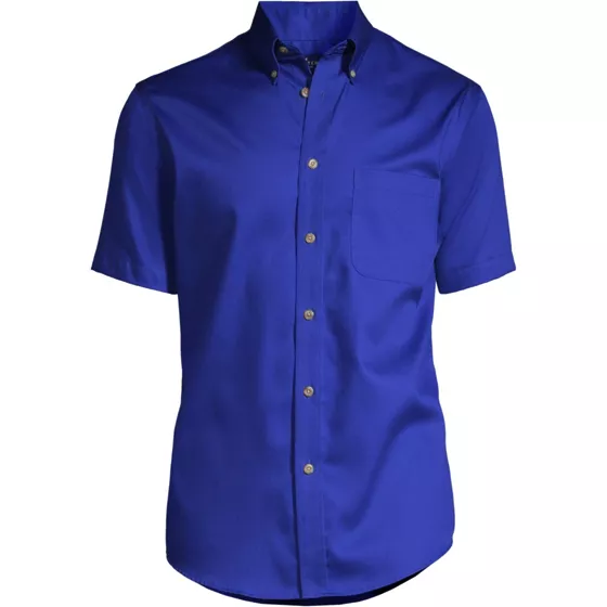 Men's Big Short Sleeve Performance Twill Shirt - primary