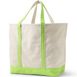 Extra Large Natural 5 Pocket Open Top Canvas Tote Bag, Back