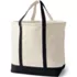 Extra Large 5 Pocket Open Top Canvas Tote Bag, Back