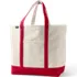 Extra Large 5 Pocket Open Top Canvas Tote Bag, Front