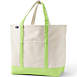 Extra Large Natural 5 Pocket Open Top Canvas Tote Bag, Front