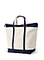 Extra Large Zip Top Canvas Tote Bag