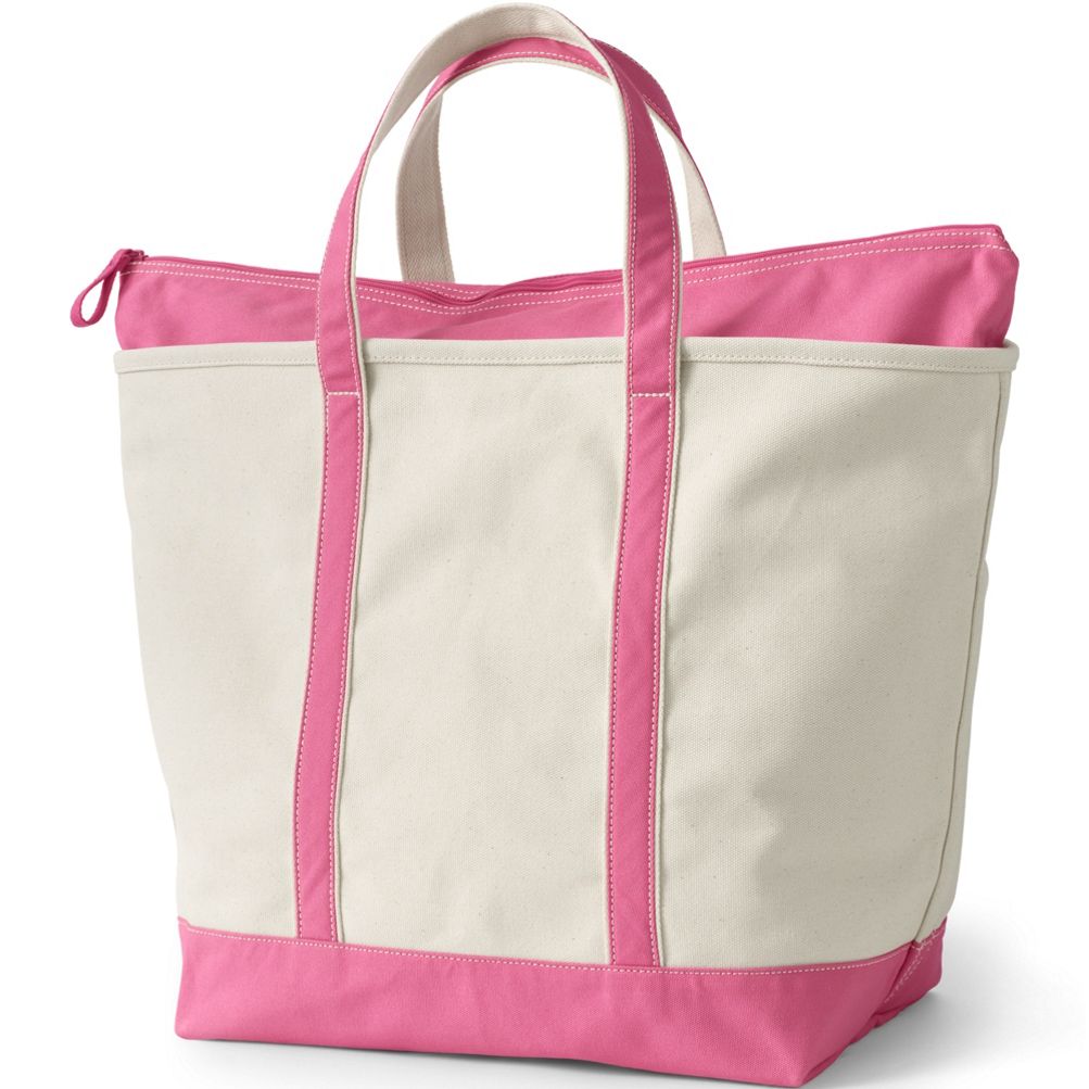 Lands' End Natural Open Top Beach Bag, Editor Review