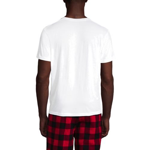  Lands' End Kurzarm-shirt Mit V-ausschnitt (3er-set), Herren, Größe:44-46 Regular, Weiß, Baumwolle, By Lands' End 