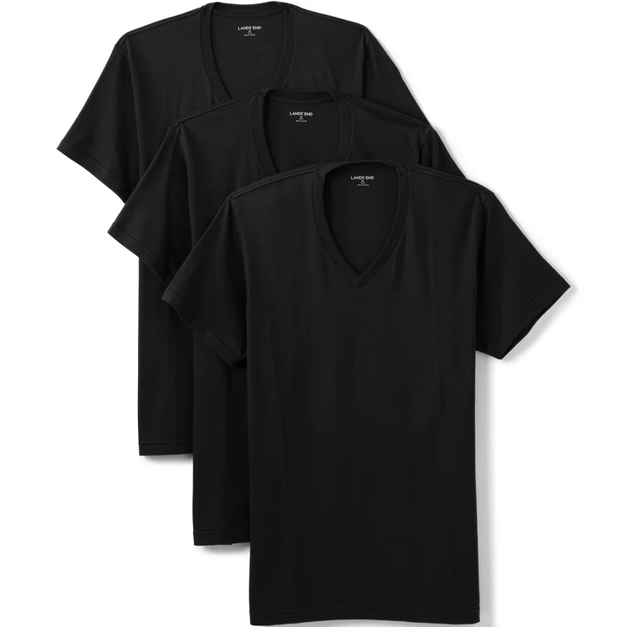 Men's V Neck Undershirt 3 Pack view 2
