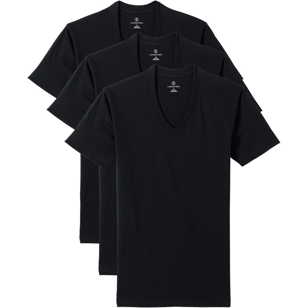 North End Men's Black V-Neck Unlined Wind Shirt