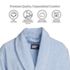 Men's Calf Length Turkish Terry Robe, alternative image