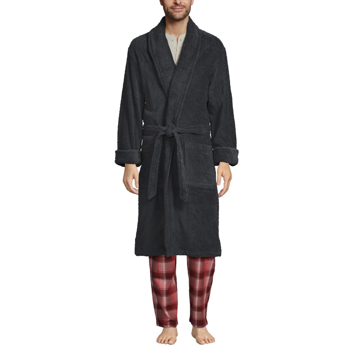 Men's Calf Length Turkish Terry Robe
