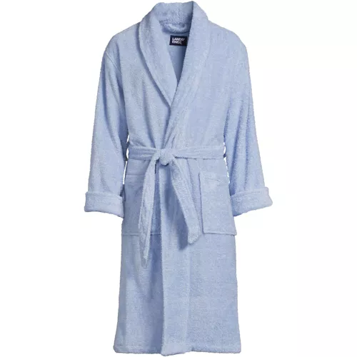 Men's Calf Length Turkish Terry Robe, Front