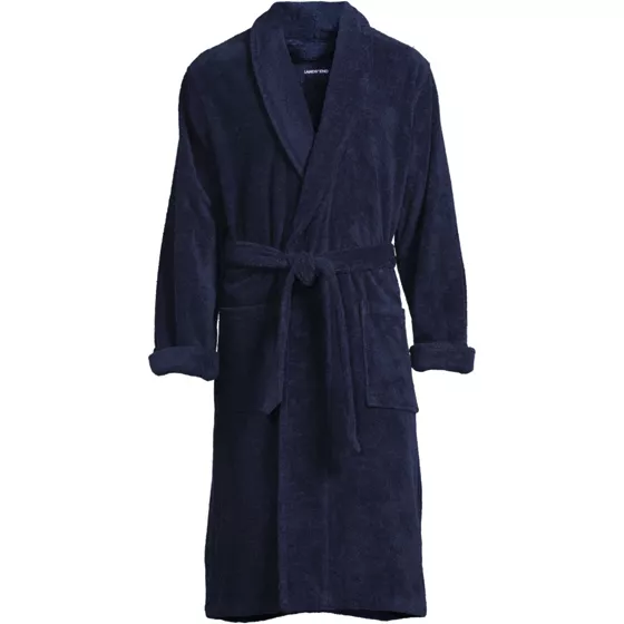 Men's Big Calf Length Turkish Terry Robe - primary