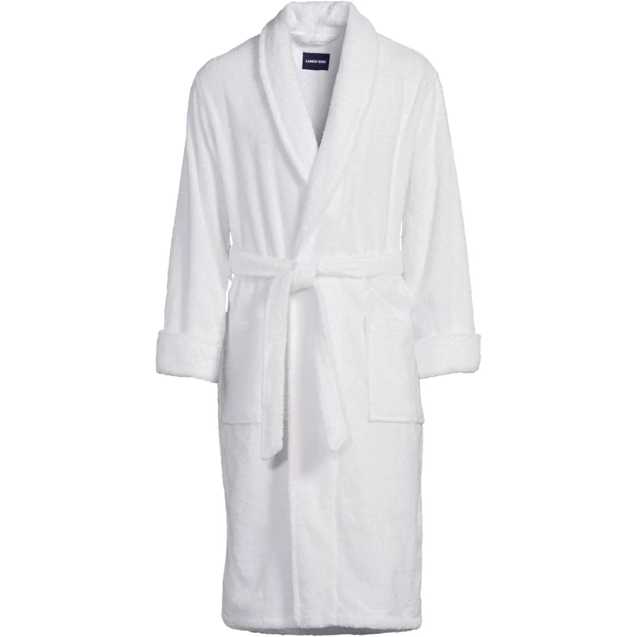 Men's Calf Length Turkish Terry Robe view 1