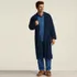 Men's Calf Length Turkish Terry Robe, alternative image