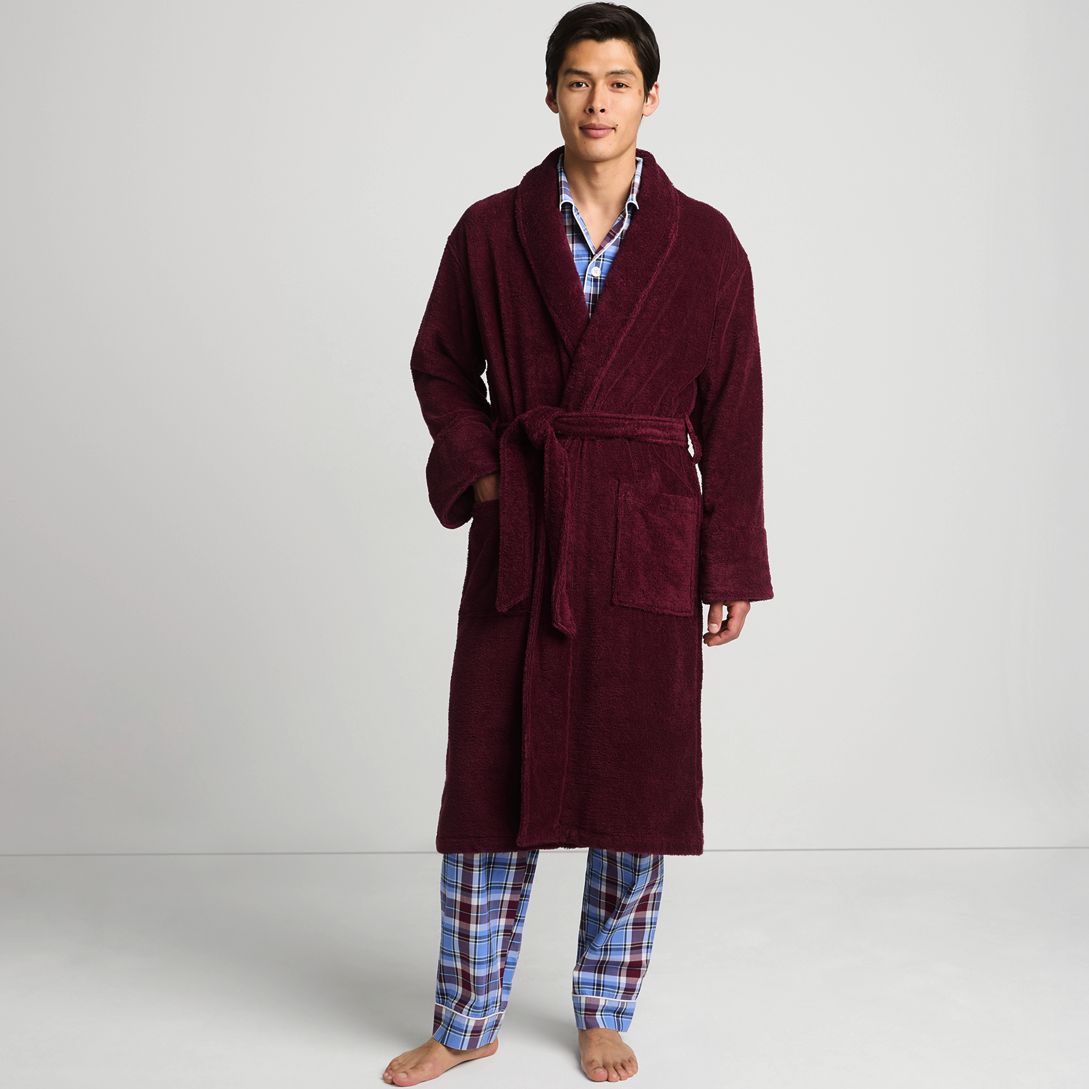 Men's Calf Length Turkish Terry Robe