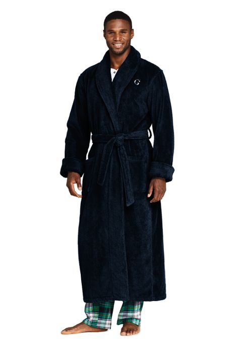 lands end men's bathrobe