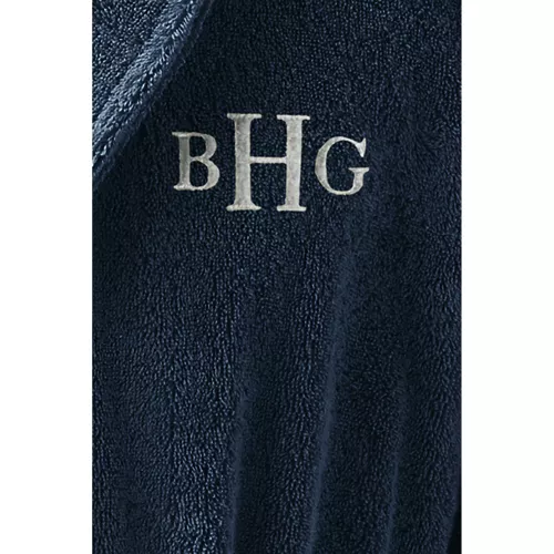 Men's Full Length Turkish Terry Robe, alternative image