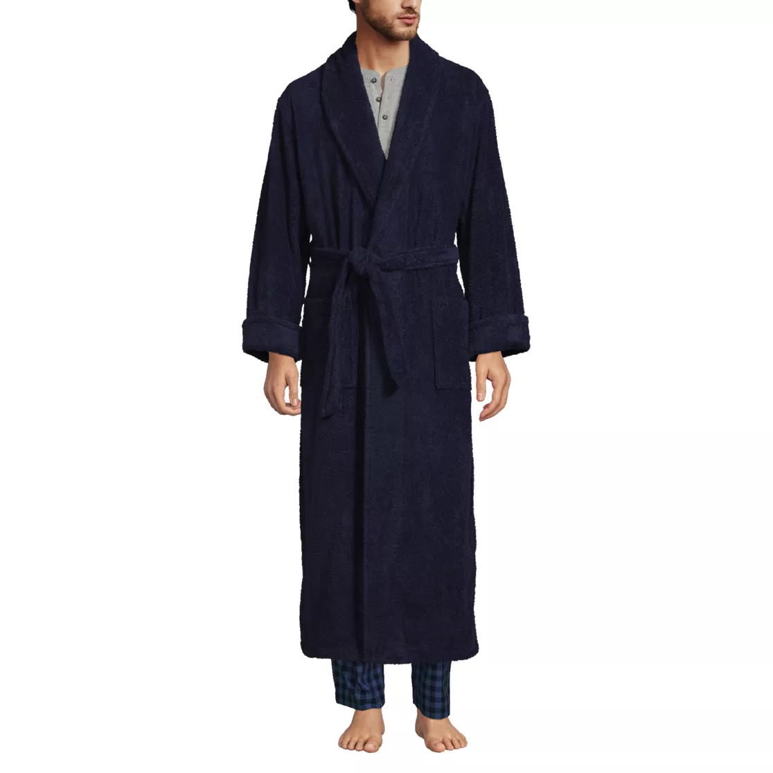 Men's Full Length Turkish Terry Robe