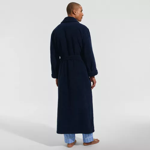 Men's Full Length Turkish Terry Robe, Back