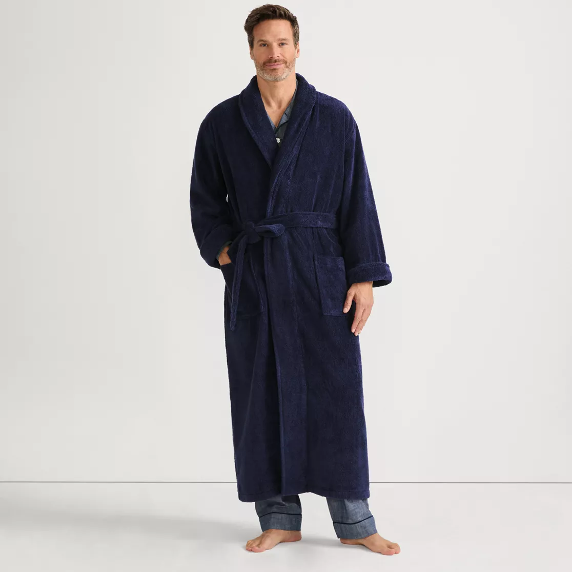 Men's Full Length Turkish Terry Robe