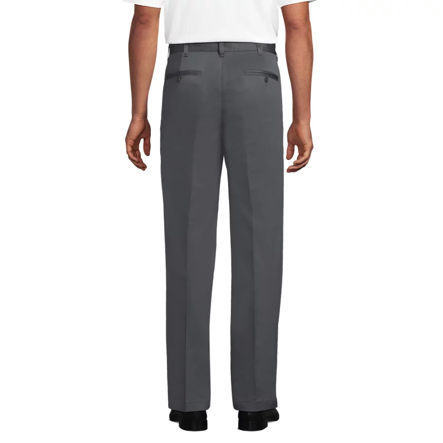 School Uniform Boys' Iron Knee Blend Plain Front Chino Pants view 4