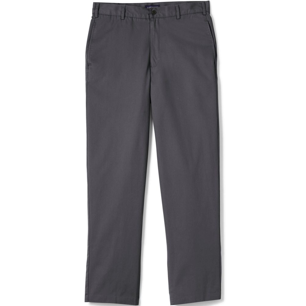 Men's Blend Plain Front Chino Pants | Lands' End