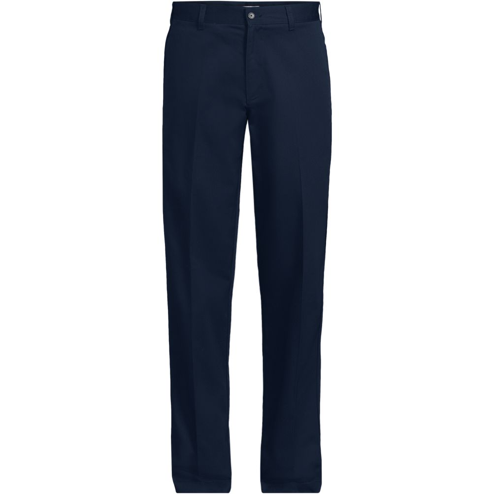 Men's Blend Plain Front Chino Pants | Lands' End
