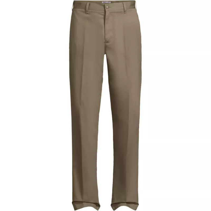 Men's Tall Blend Plain Front Chino Pants, Front