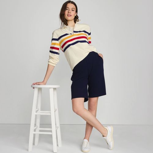 Women's Sport Knit High Rise Elastic Waist Shorts, alternative image