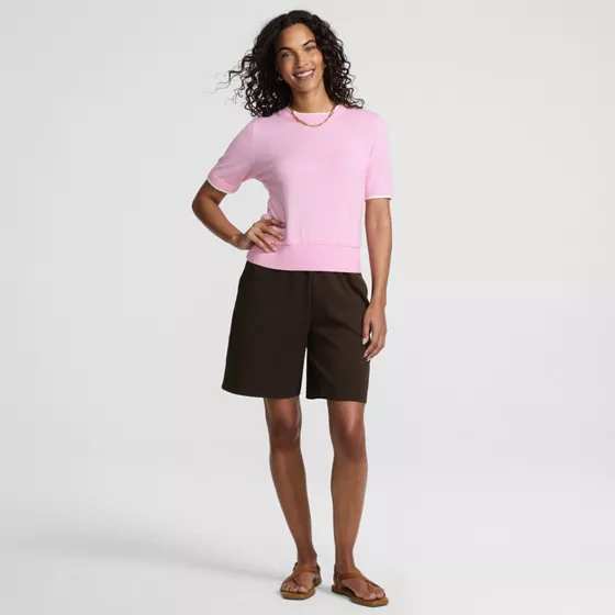 Women's Sport Knit High Rise Shorts - primary