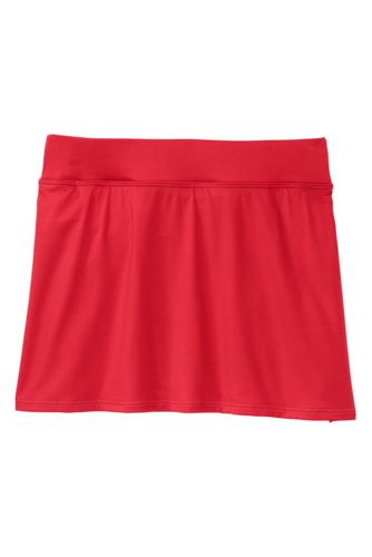womens red swim skirt