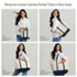 School Uniform Extra Large Zip Top Canvas Tote, alternative image