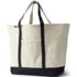 School Uniform Extra Large Open Top Canvas Tote , Front