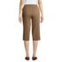 Women's Sport Knit High Rise Elastic Waist Capri Pants, Back