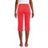 Women's Sport Knit High Rise Elastic Waist Capri Pants, Back