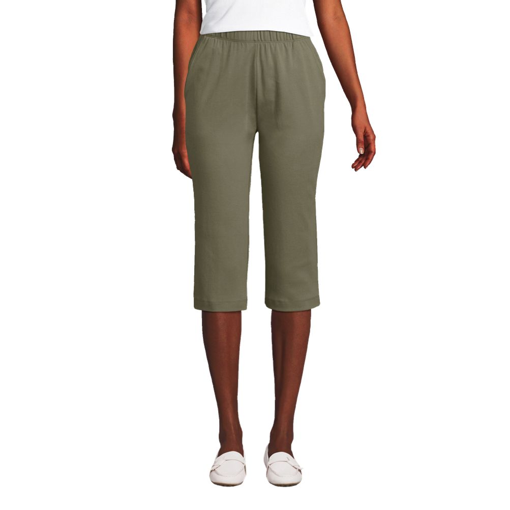 Lands end sport knit on sale capris